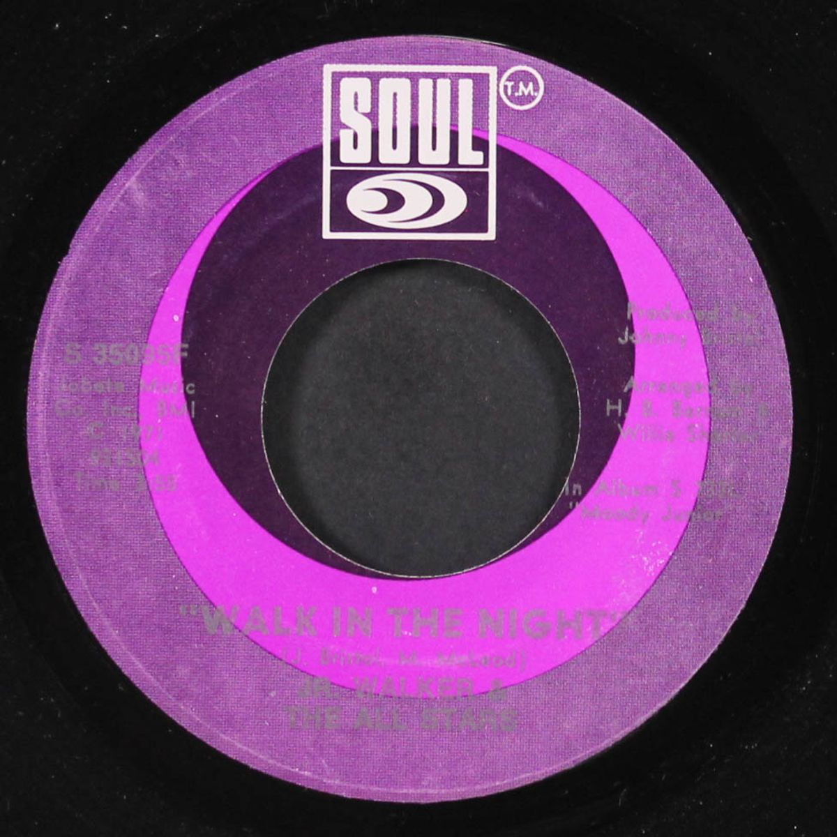 walk in the night / i don't want to do wrong by JR. WALKER