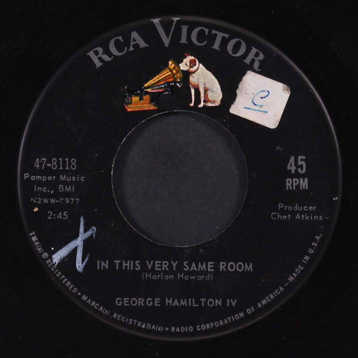 in this very same room by GEORGE HAMILTON IV