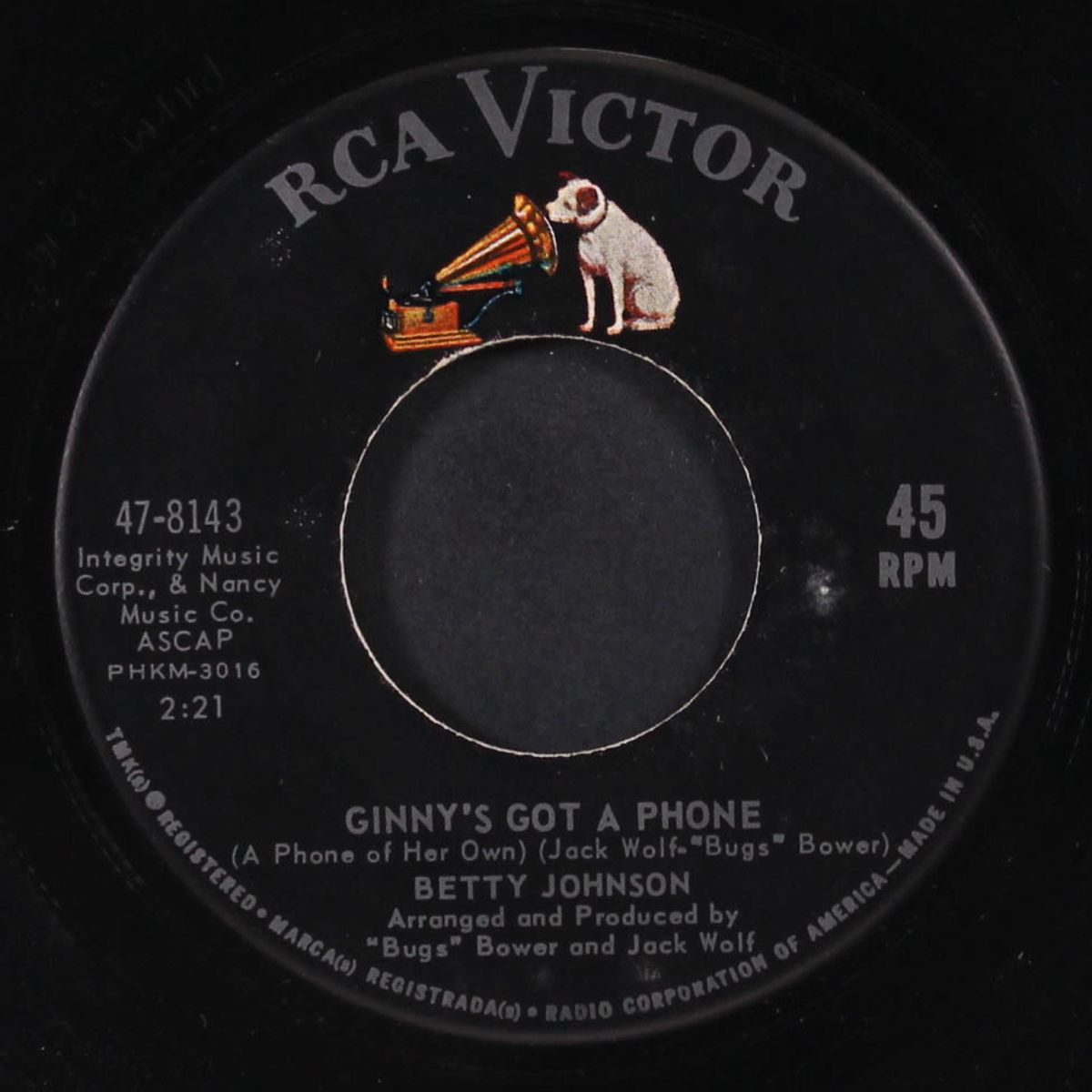 ginny's got a phone / betty's bossa nova by BETTY JOHNSON