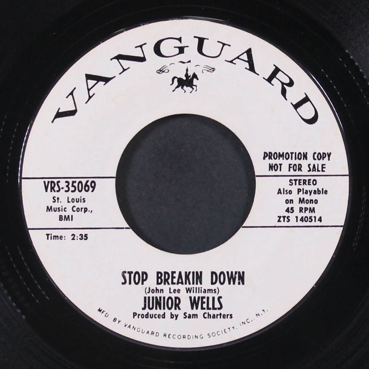 mystery train / stop breakin down by JUNIOR WELLS
