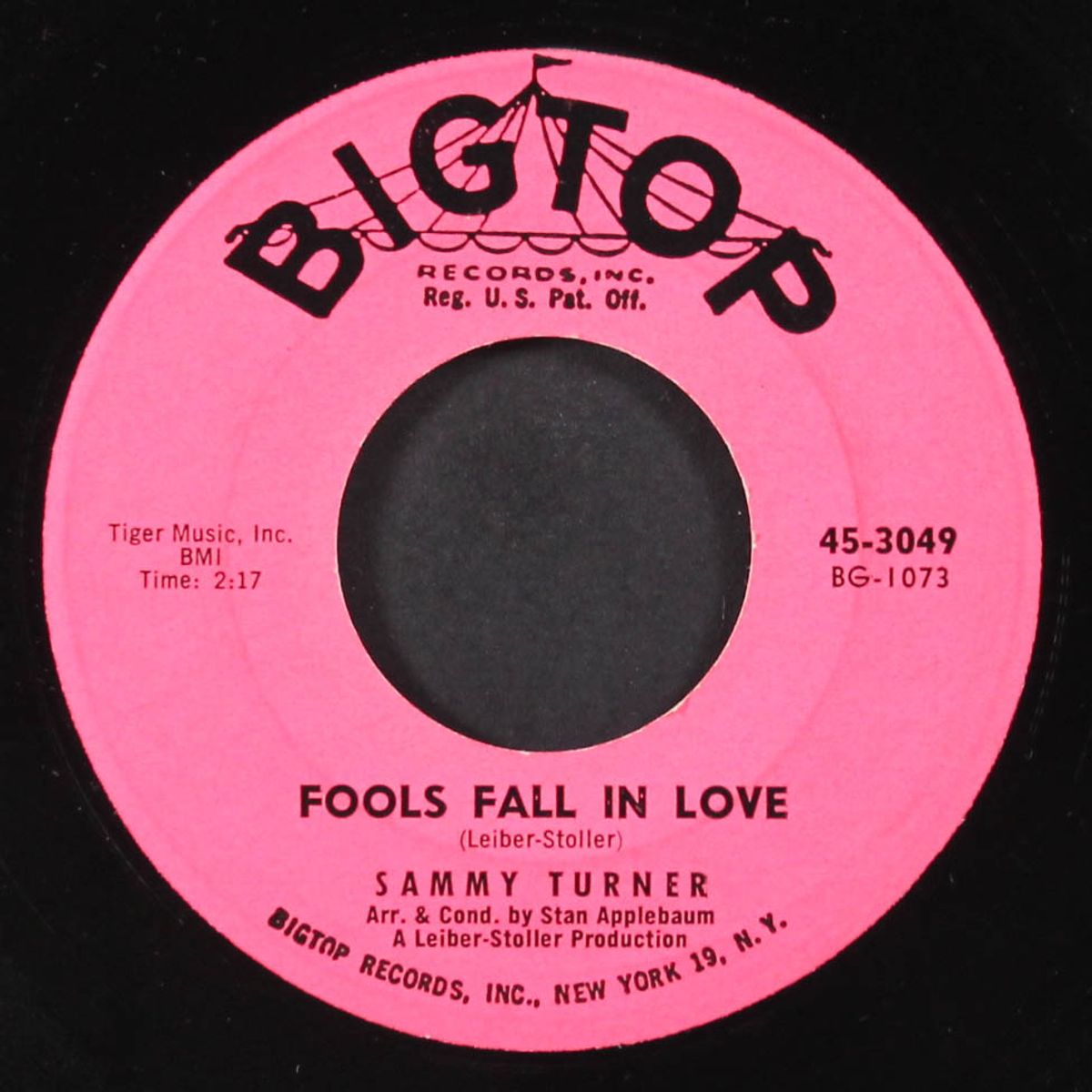 fools fall in love by SAMMY TURNER