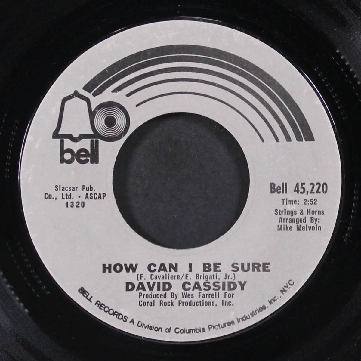 how can i be sure / ricky's tune by DAVID CASSIDY