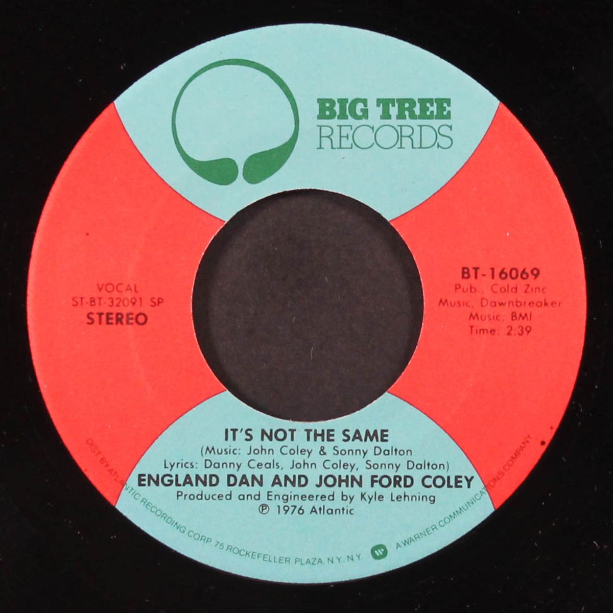 i'd really love to see you tonight / it's not the same by ENGLAND DAN & JOHN FORD COLEY