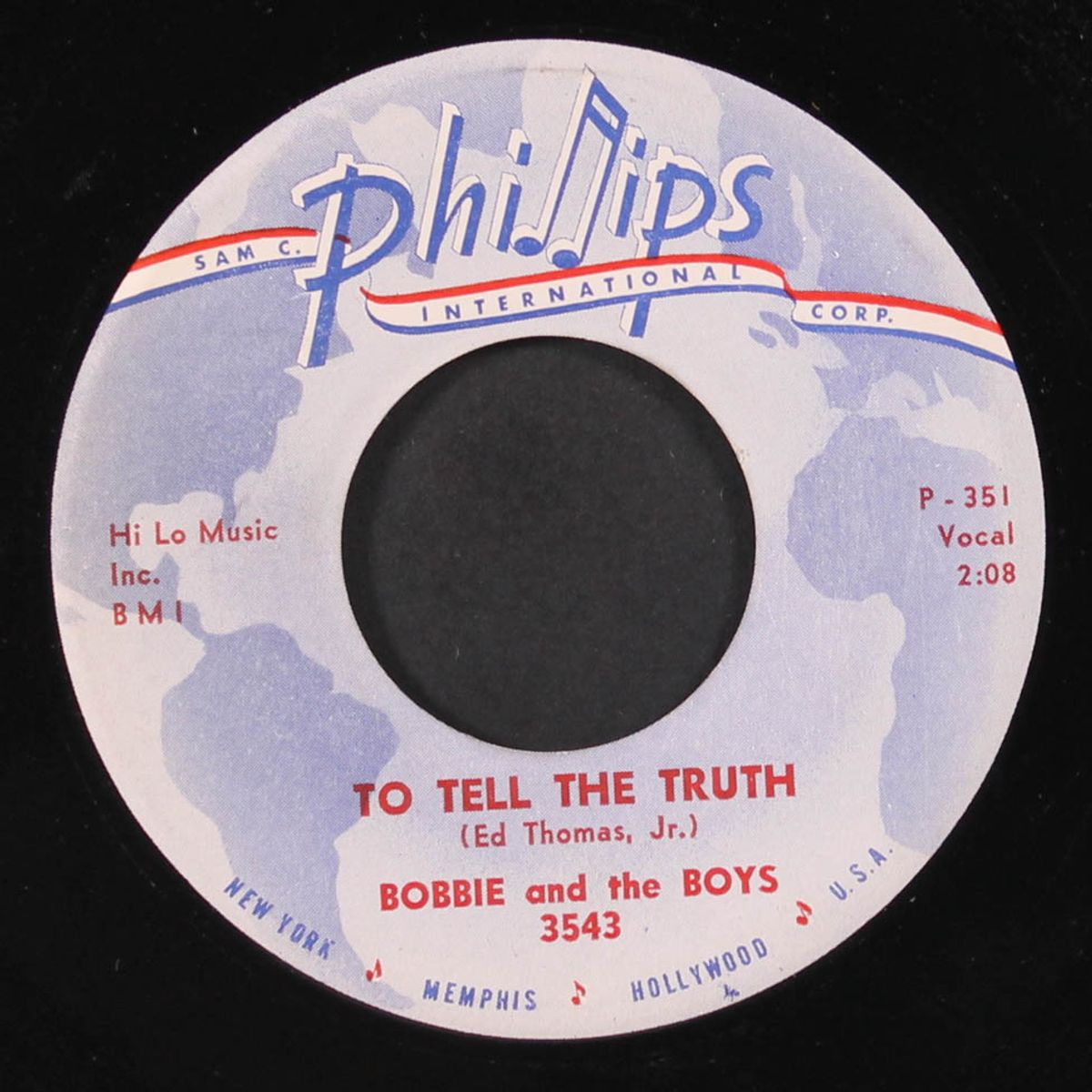 to tell the truth / these silly blues by BOBBIE & BOYS