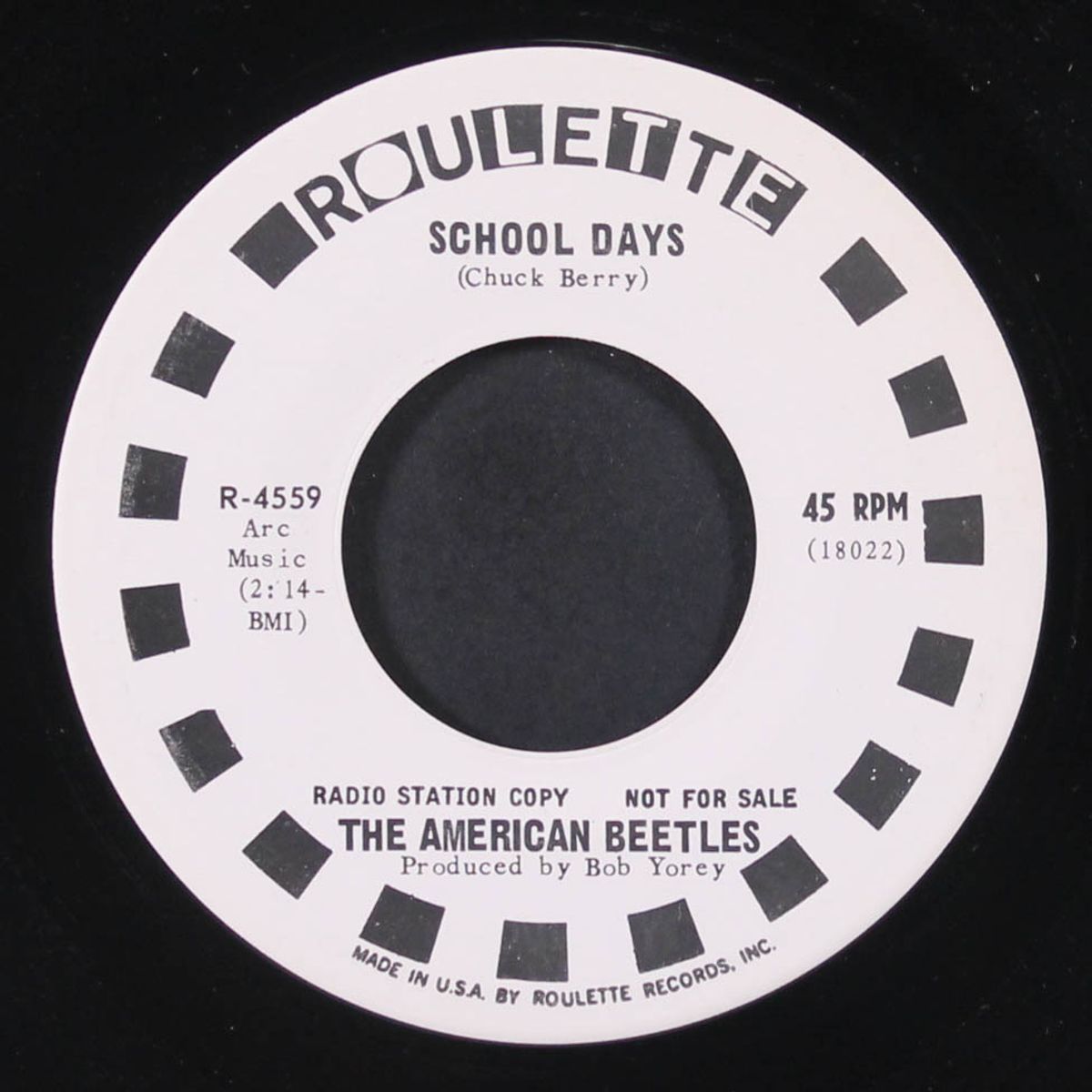 school days / hey hey girl by AMERICAN BEETLES