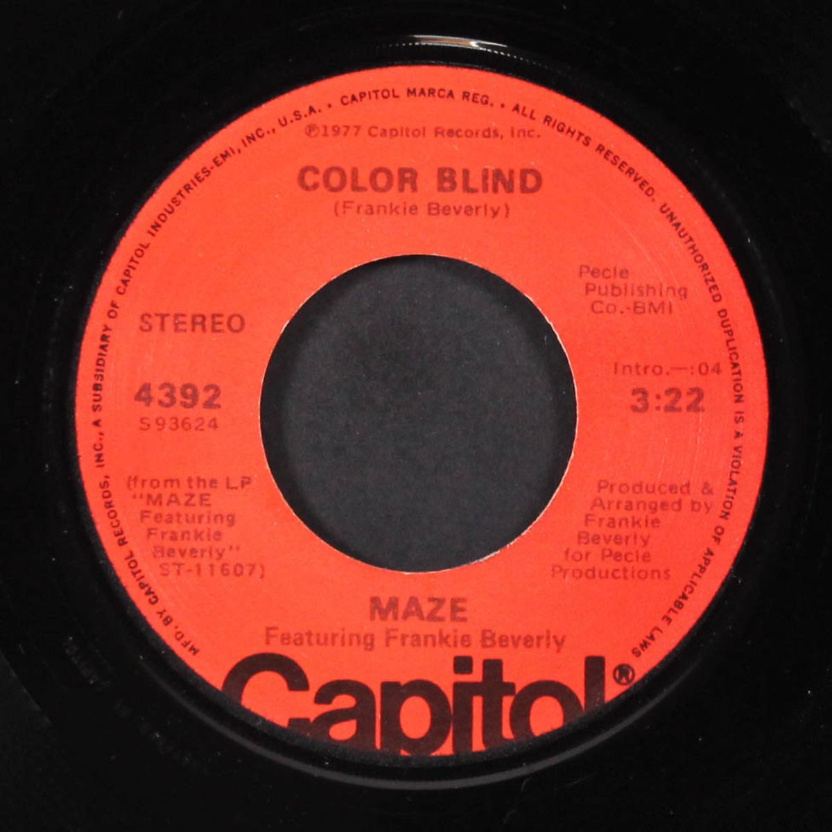 while i'm alone / color blind by MAZE