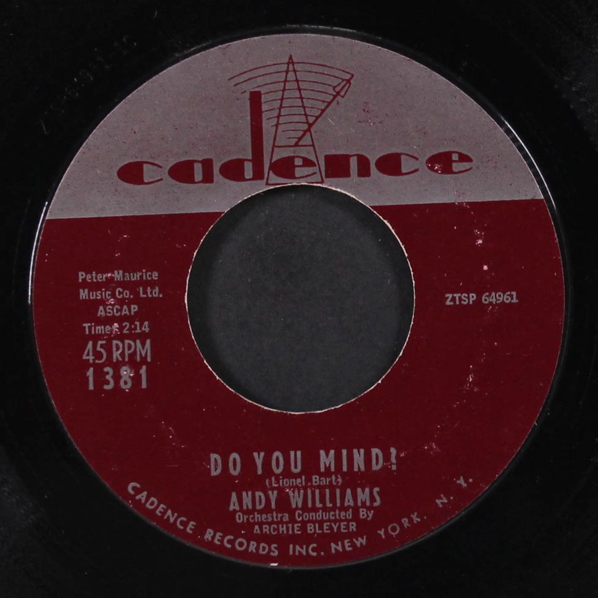 dreamsville / do you mind? by ANDY WILLIAMS