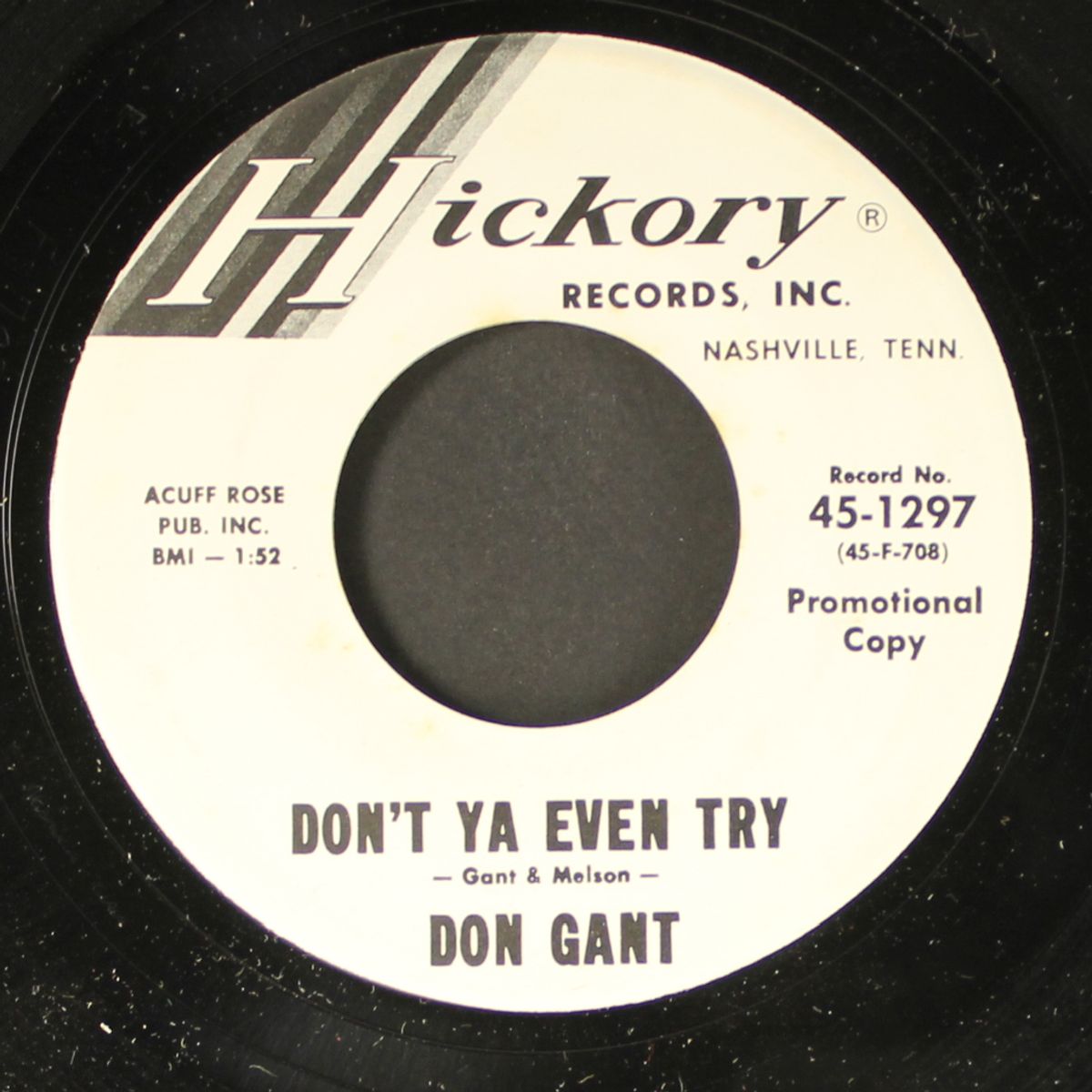 don't ya even try / early in the morning by DON GANT