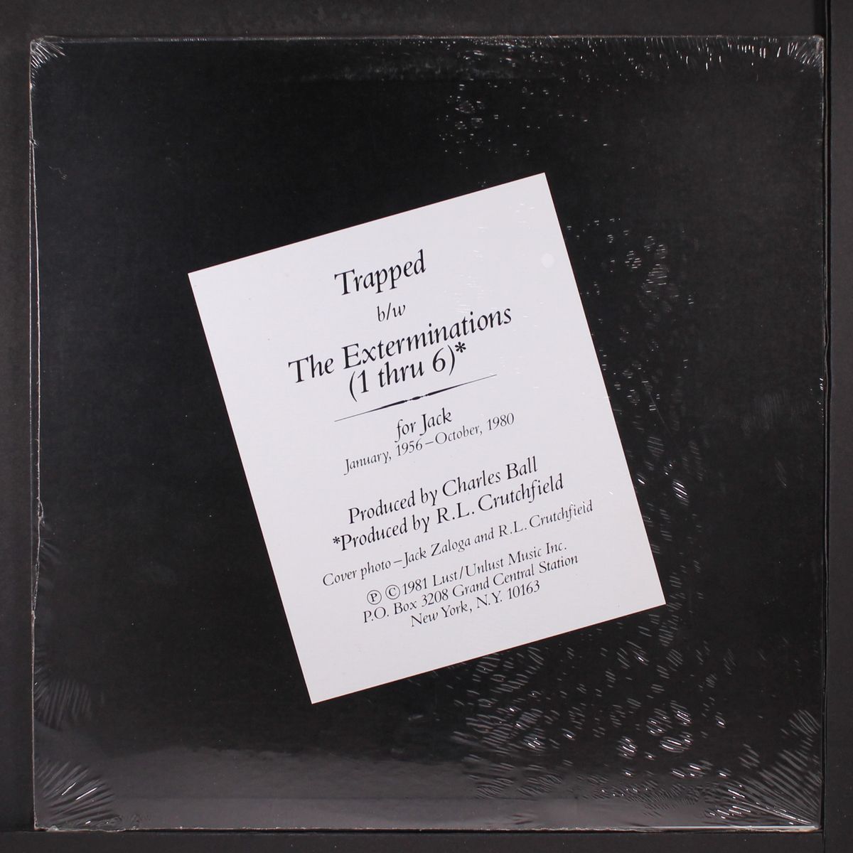 trapped / the exterminations by R.L. CRUTCHFIELD'S DARK DAY