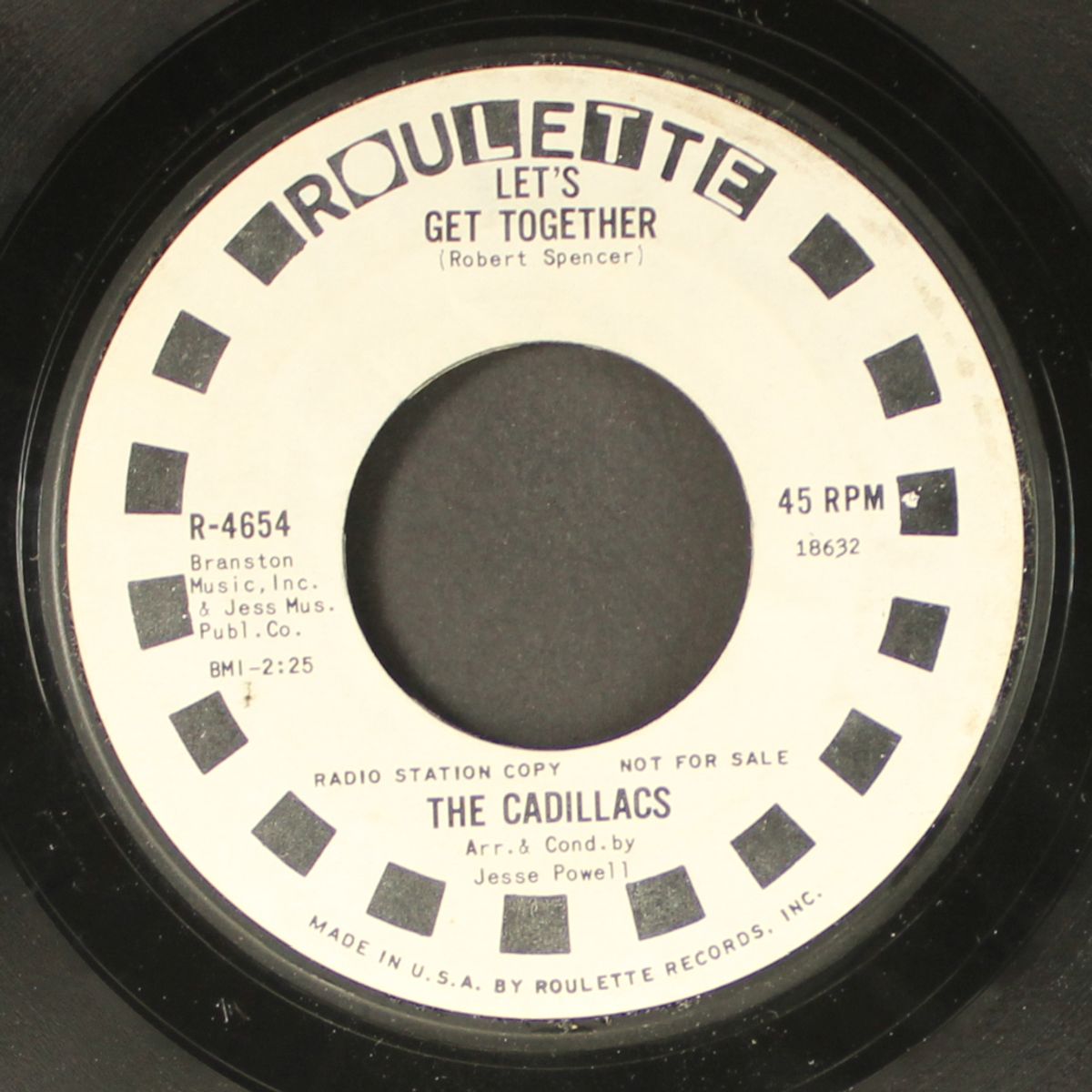 let's get together / she's my connection by CADILLACS
