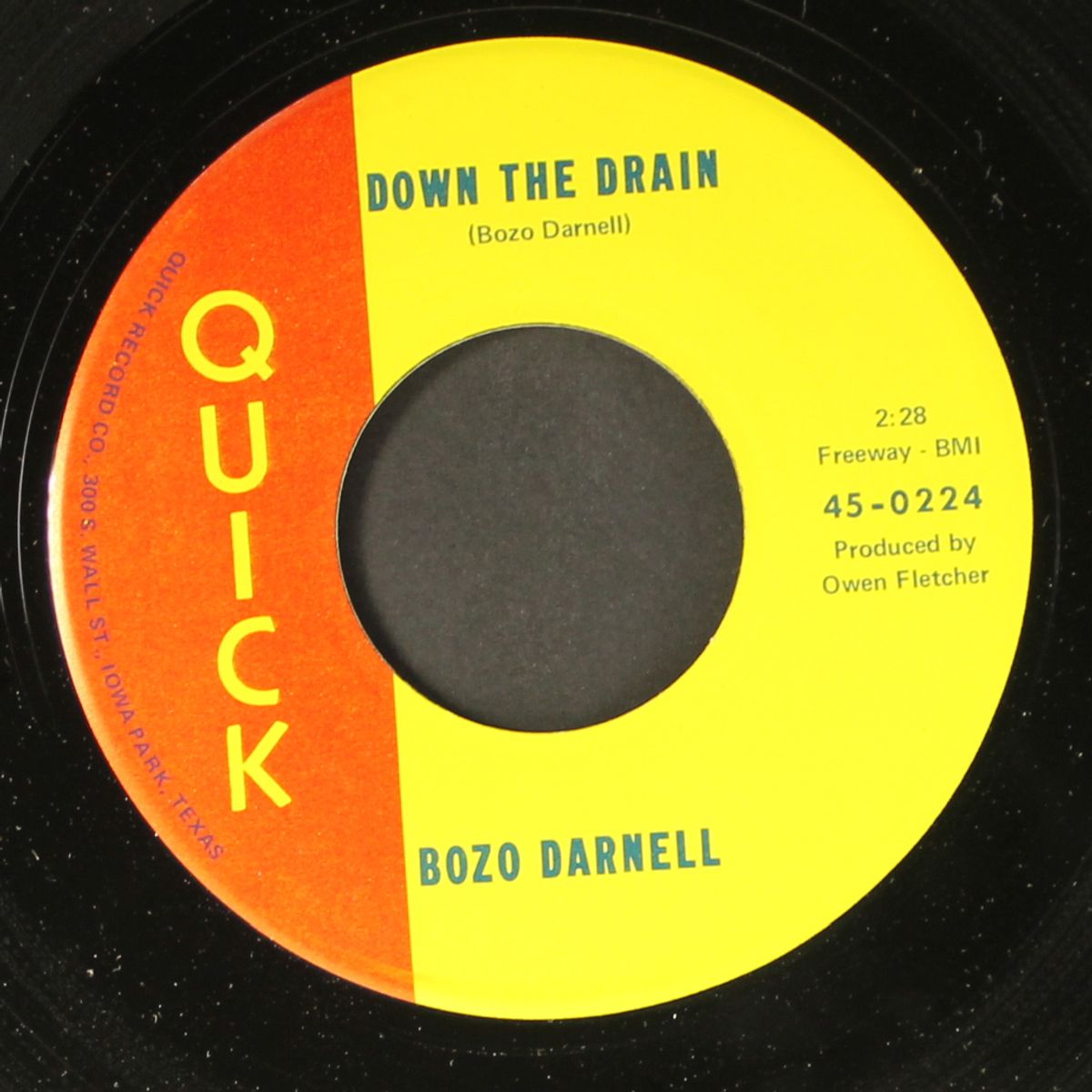 down the drain by BOZO DARNELL