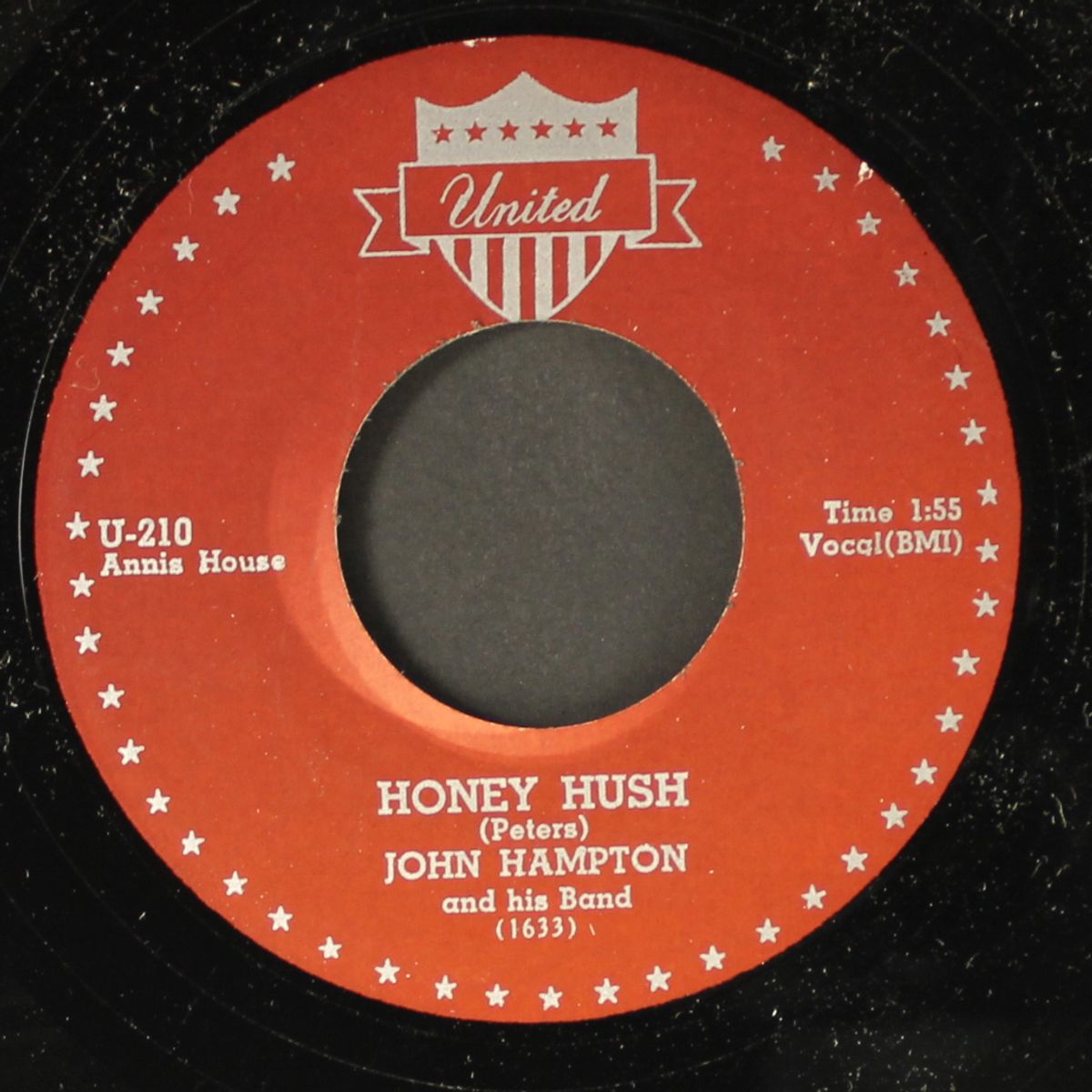 honey hush / shadow blues by JOHN HAMPTON