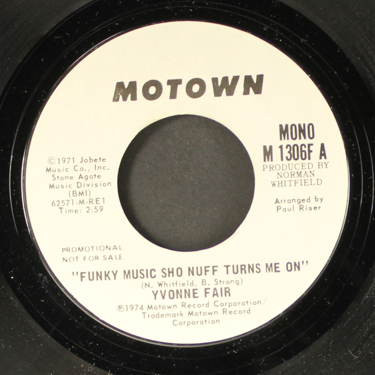 funky music sho nuff turns me on / mono by YVONNE FAIR