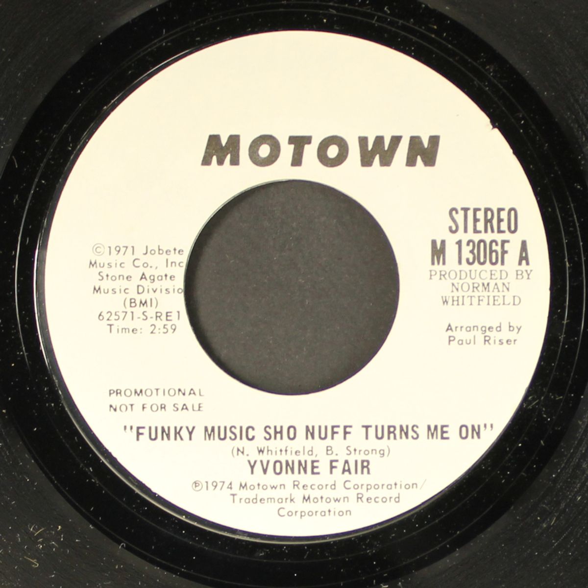 funky music sho nuff turns me on / mono by YVONNE FAIR