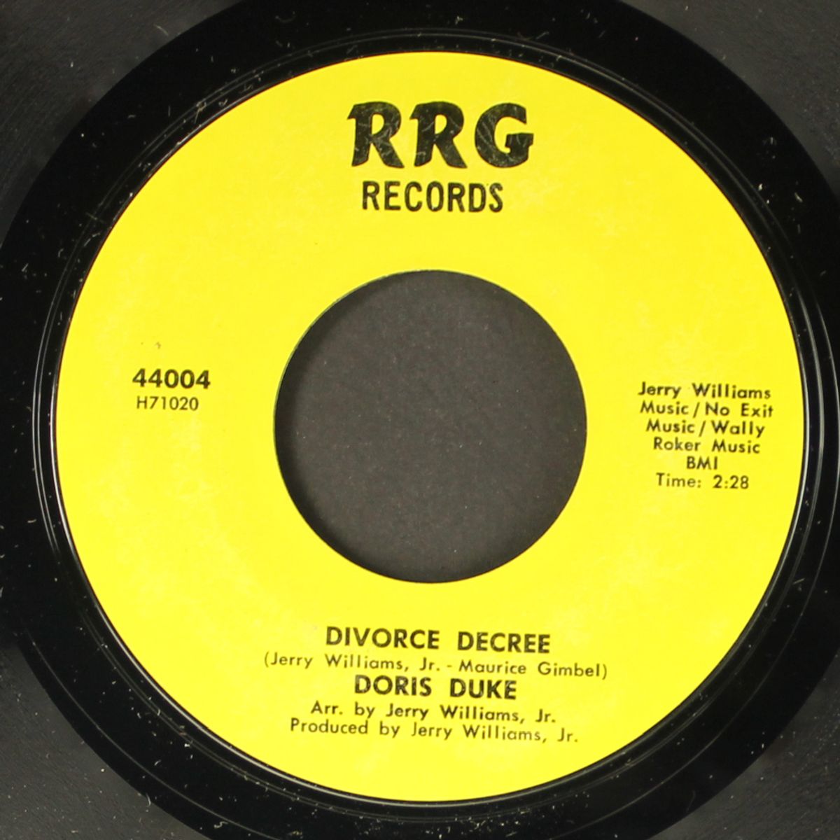 congratulations baby / divorce decree by DORIS DUKE