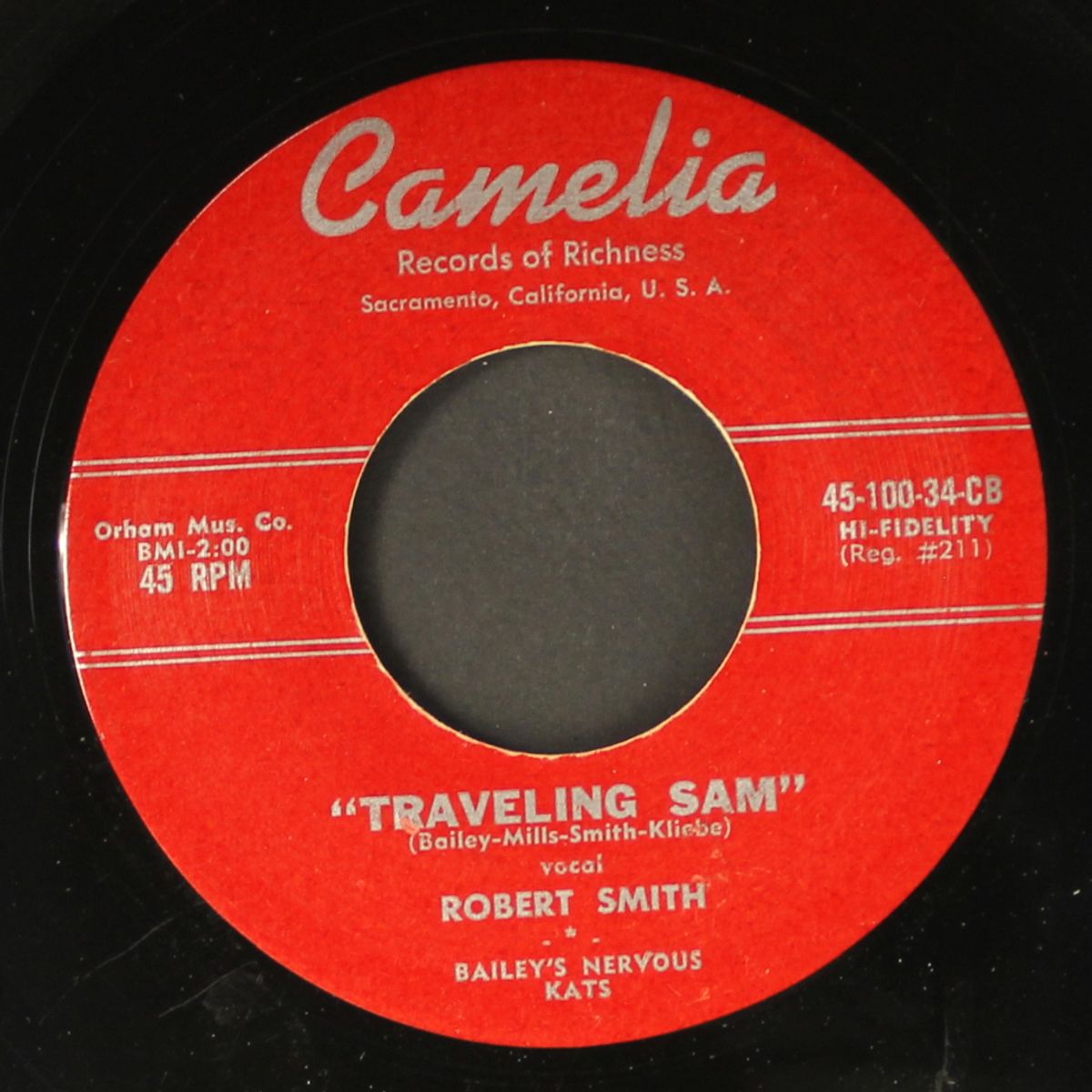 traveling sam / devils run by ROBERT SMITH & BAILEY'S NERVOUS KATS