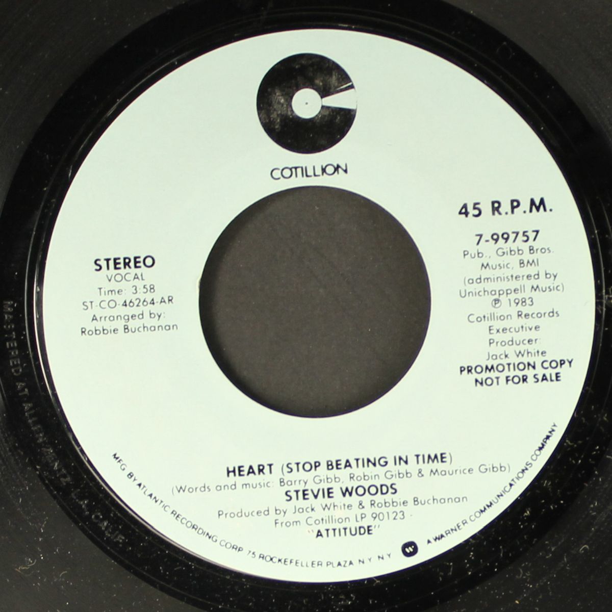 heart (stop beating in time) / mono by STEVIE WOODS