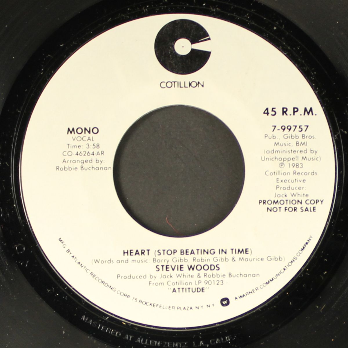 heart (stop beating in time) / mono by STEVIE WOODS
