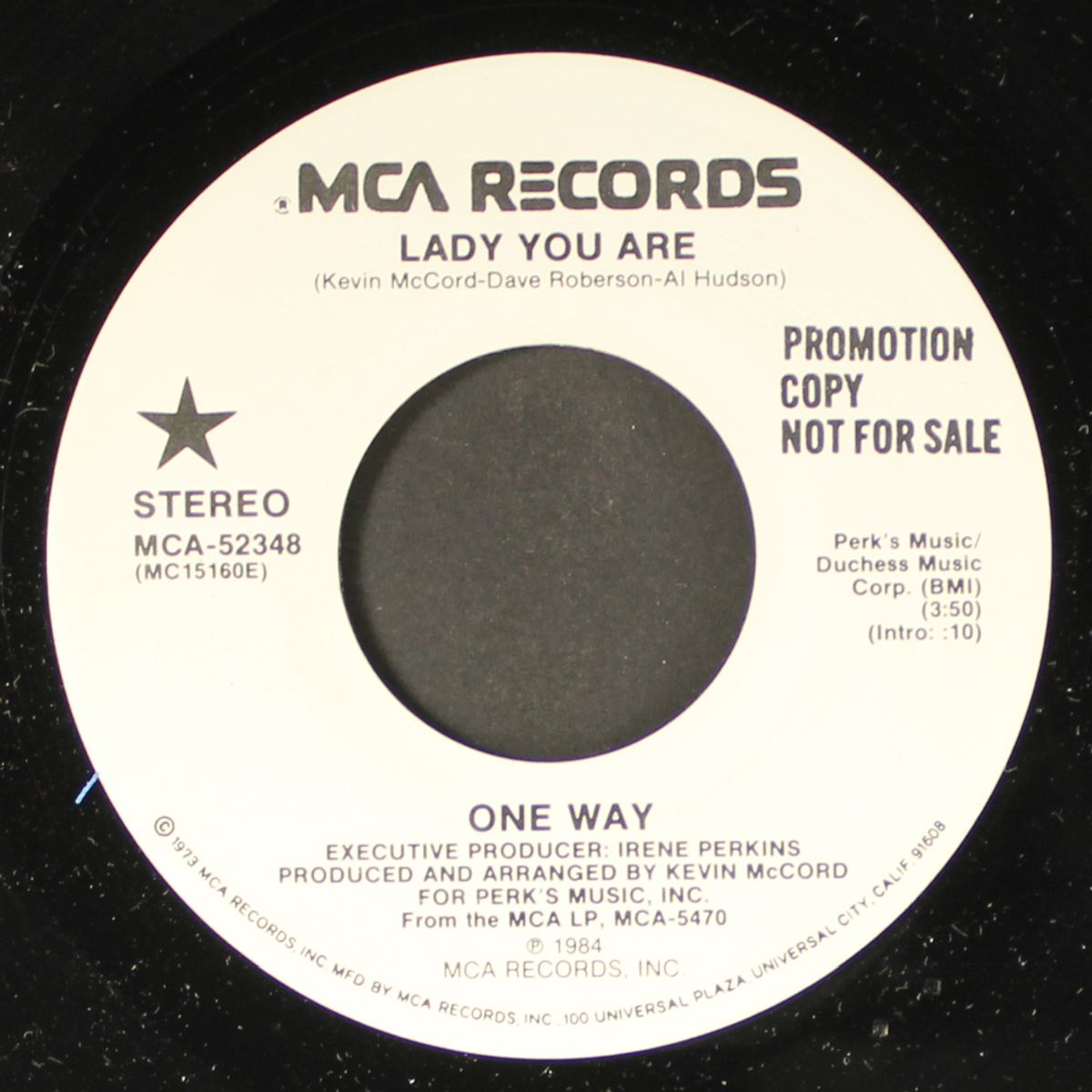 lady you are / same by ONE WAY