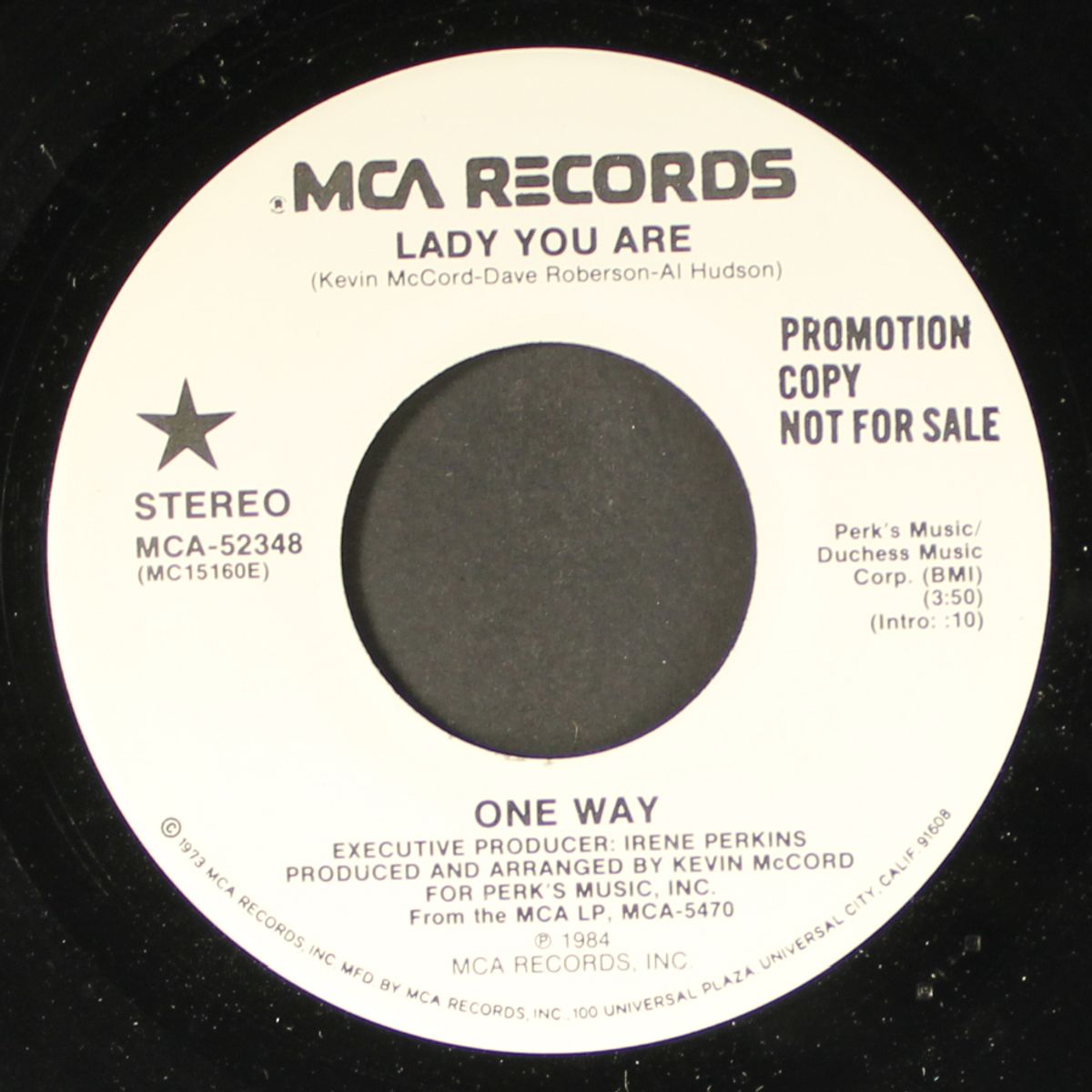 lady you are / same by ONE WAY
