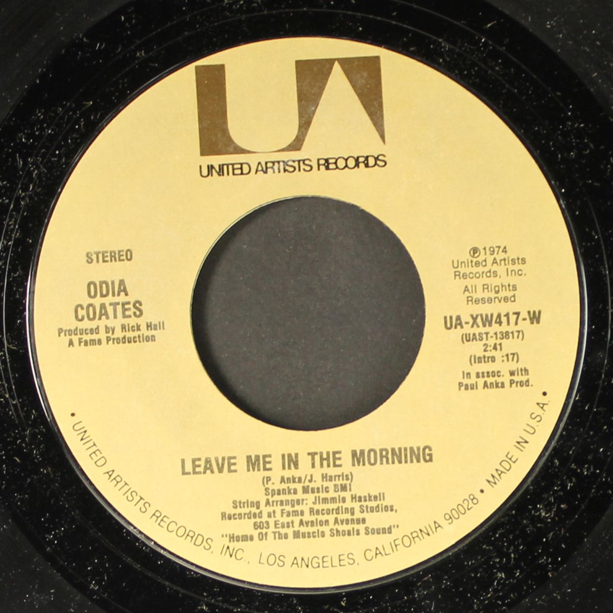 leave me in the morning / welcome back by ODIA COATES