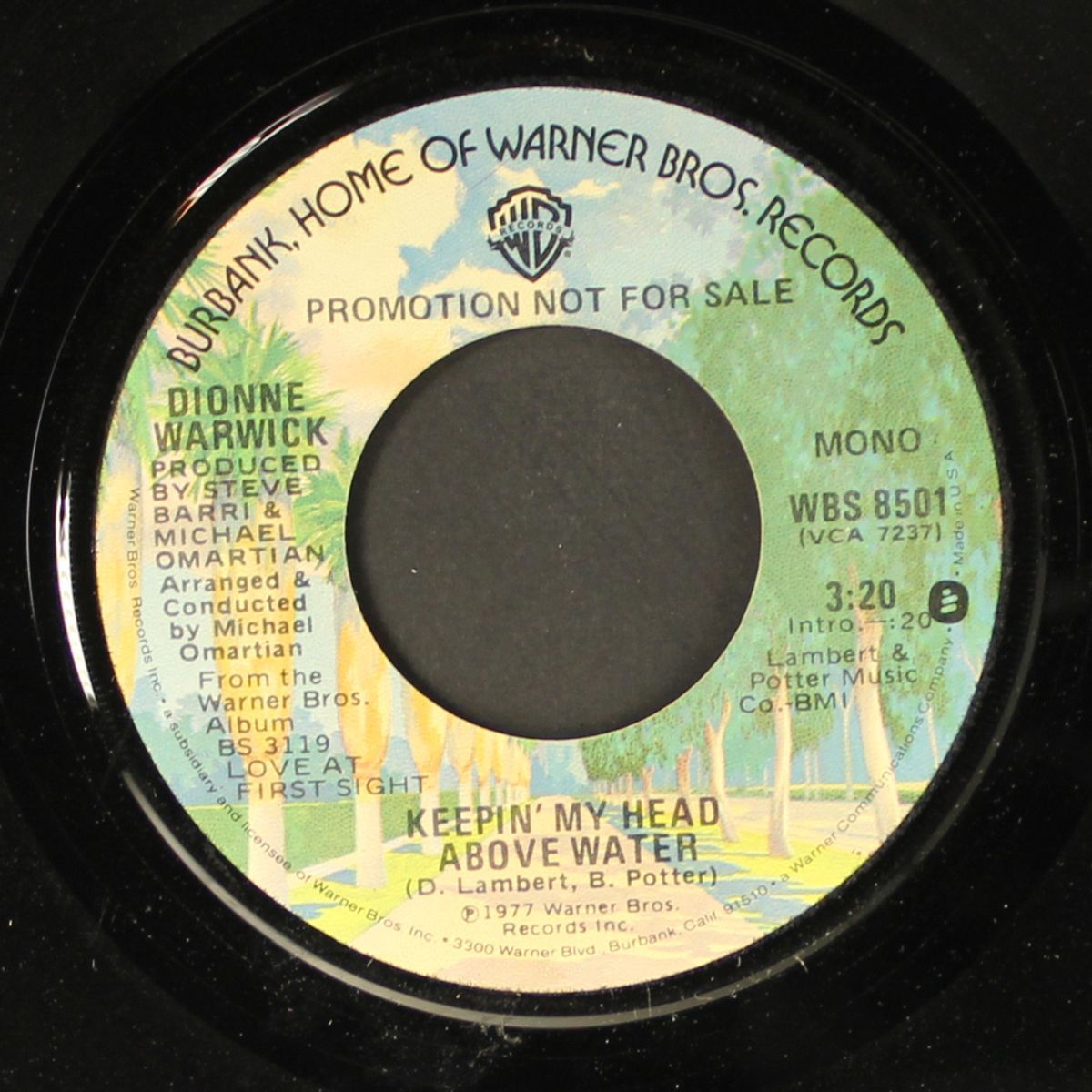 keepin' my head above water / mono by DIONNE WARWICK