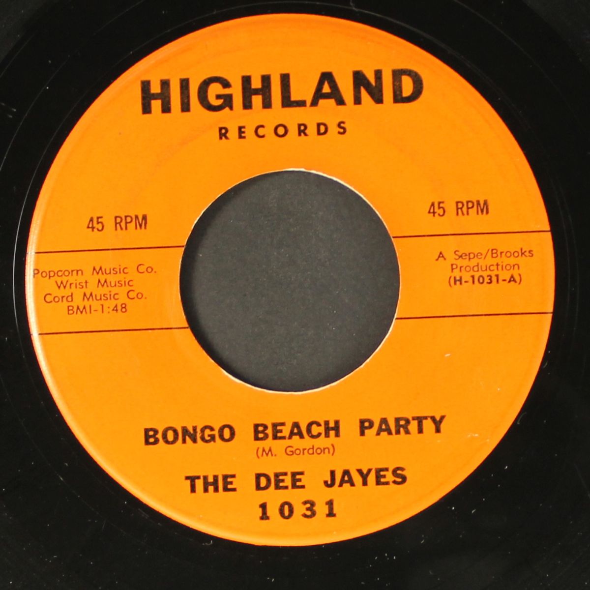bongo beach party / mr. bongo man by DEE JAYES