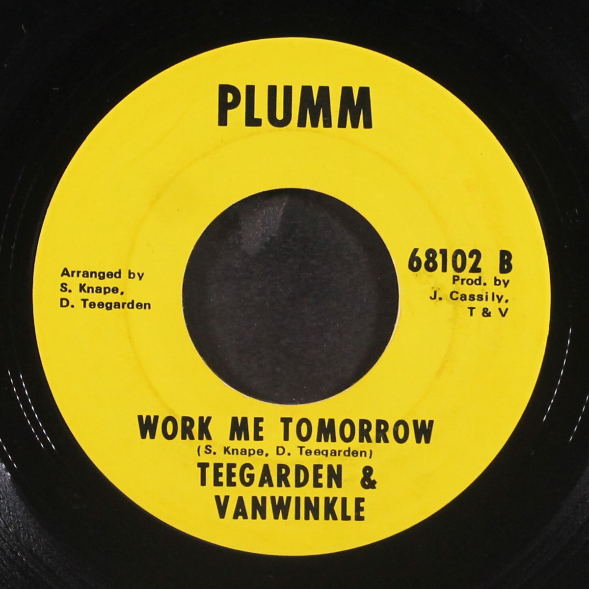 work me tomorrow by TEEGARDEN & VAN WINKLE
