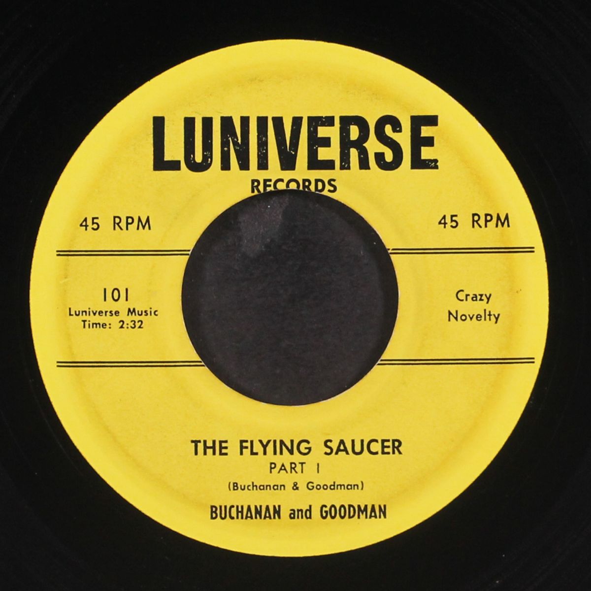 the flying saucer by BUCHANAN & GOODMAN
