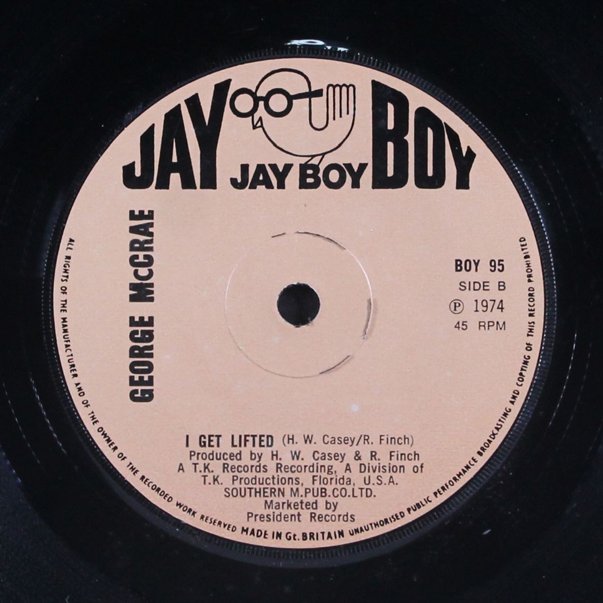 sing a happy song / i get lifted by GEORGE MCCRAE