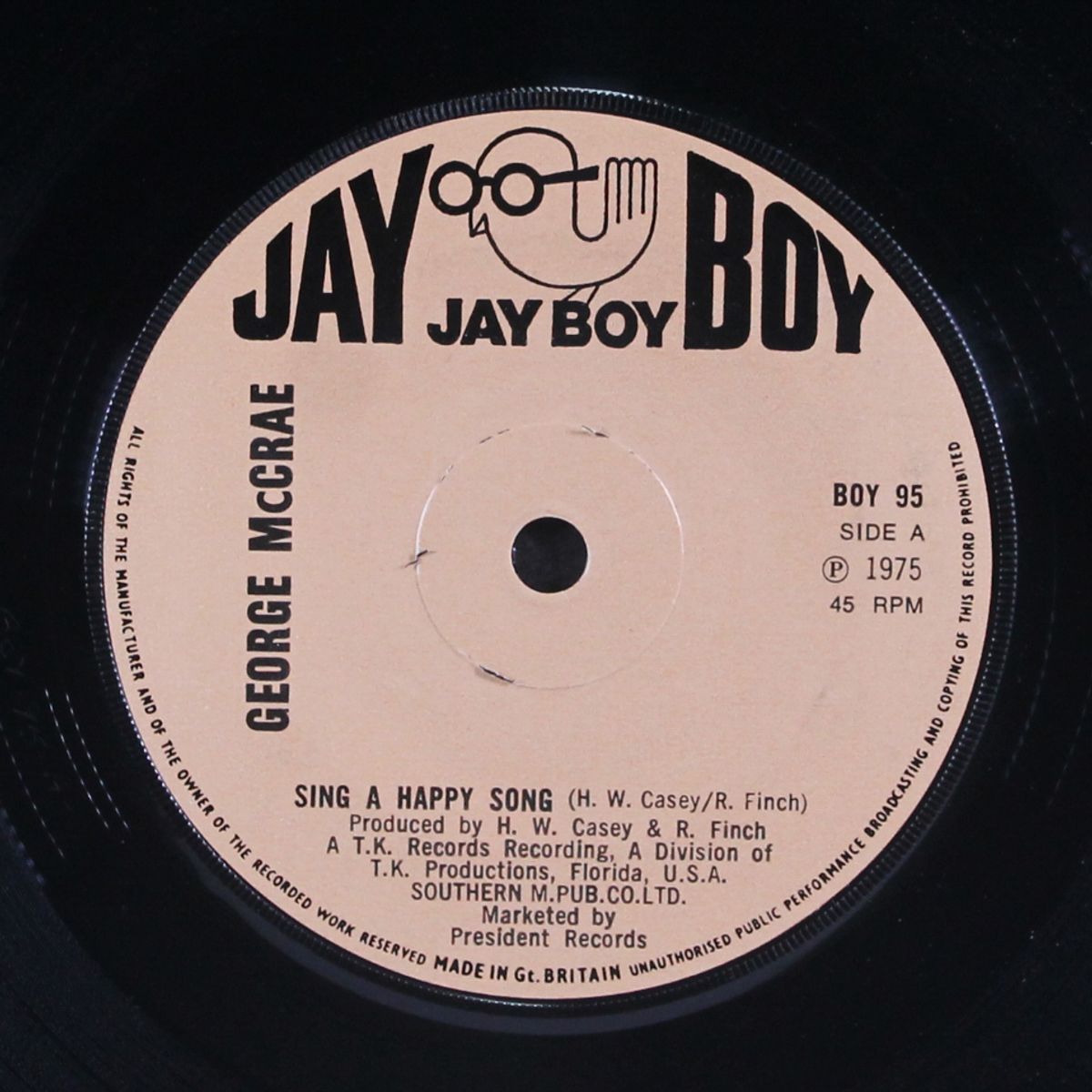 sing a happy song / i get lifted by GEORGE MCCRAE