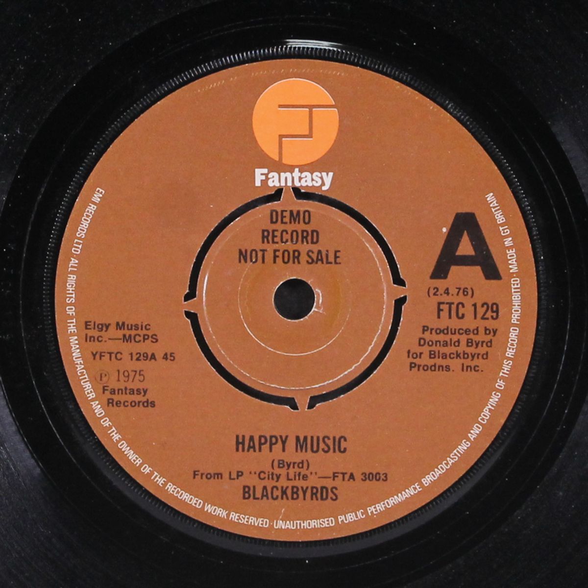 happy music / love so fine by BLACKBYRDS