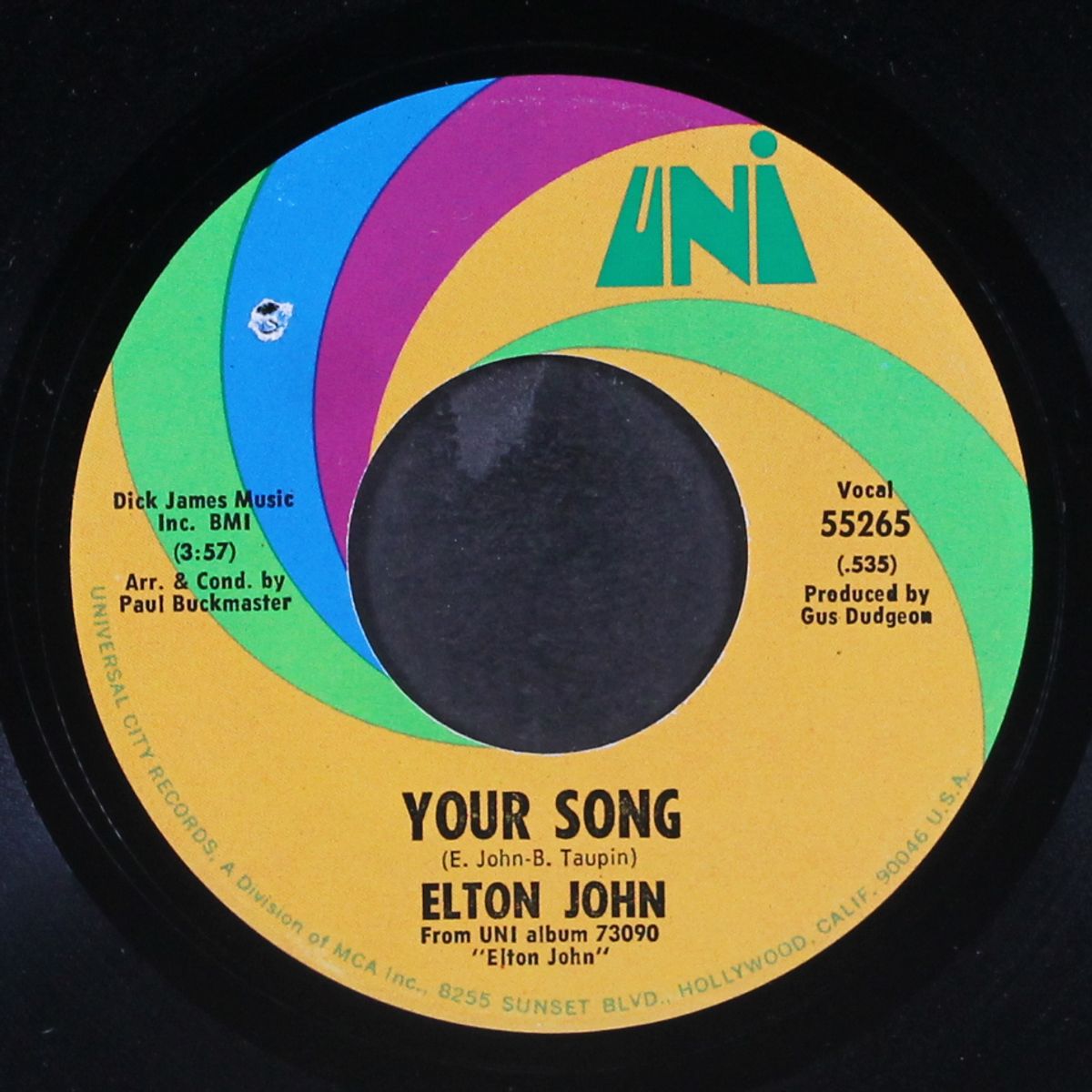 take me to the pilot / your song by ELTON JOHN