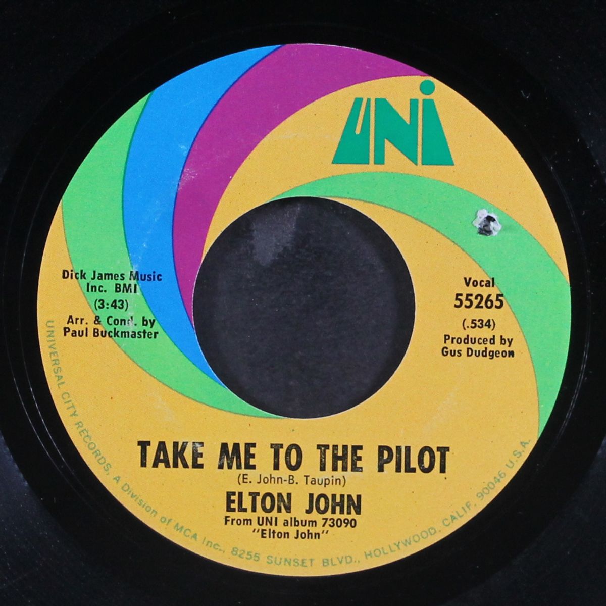 take me to the pilot / your song by ELTON JOHN