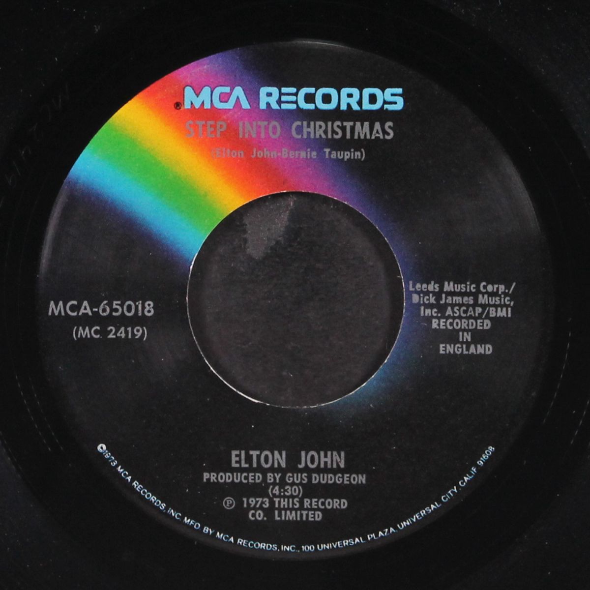 step into christmas / ho ho ho by ELTON JOHN