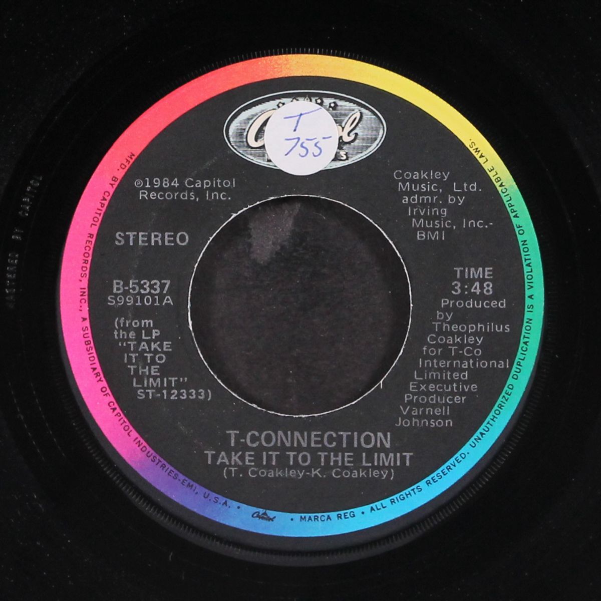 take it to the limit / love odyssey by T-CONNECTION