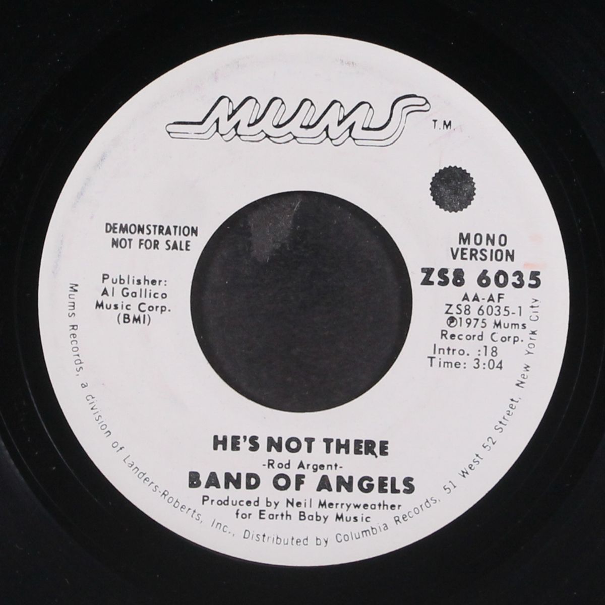 he's not there by BAND OF ANGELS