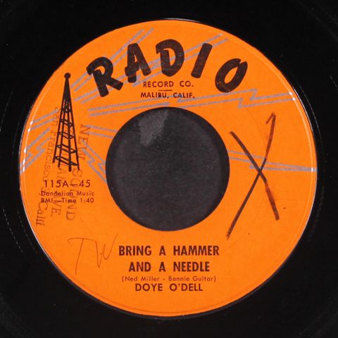 bring a hammer and a needle / strange night by DOYE O'DELL