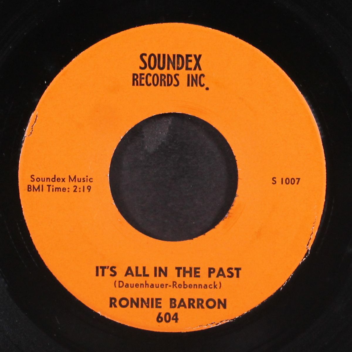 it's all in the past / the hip parade by RONNIE BARRON