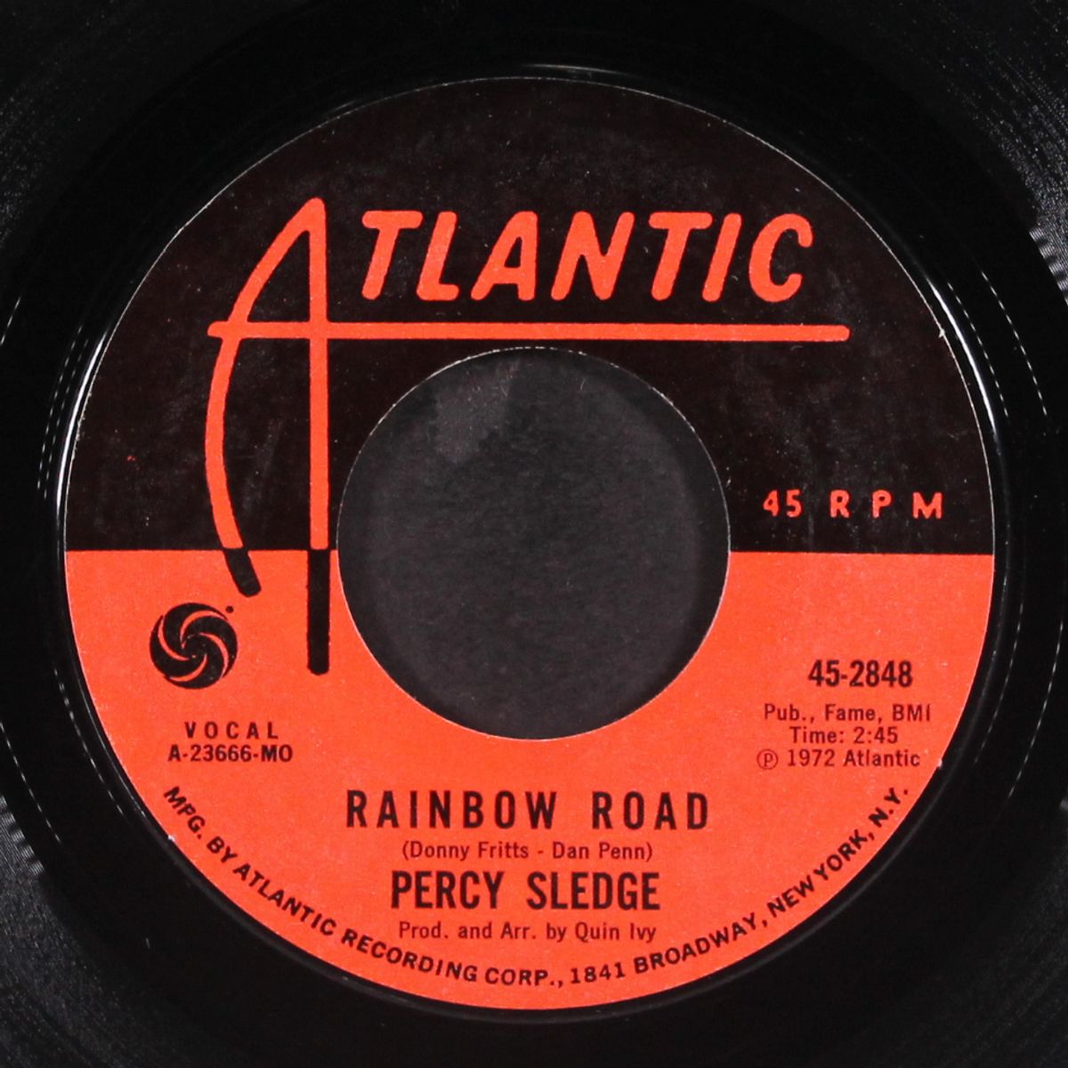 rainbow road / standing on the mountain by PERCY SLEDGE