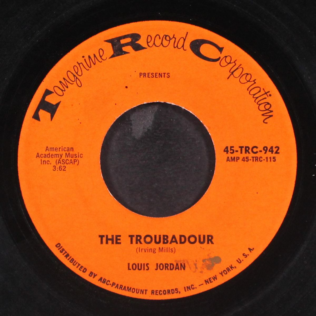 time is running out / the troubadour by LOUIS JORDAN