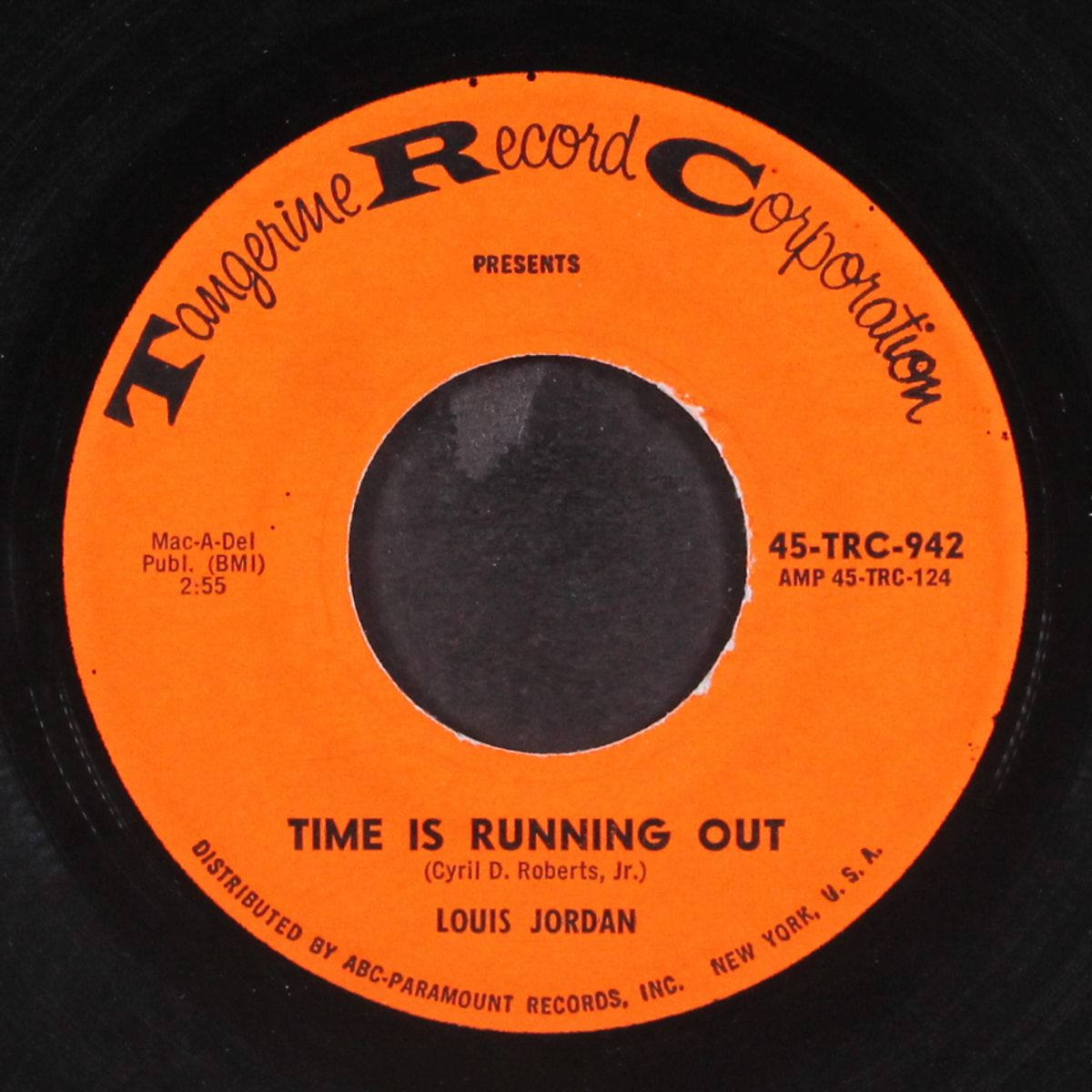 time is running out / the troubadour by LOUIS JORDAN