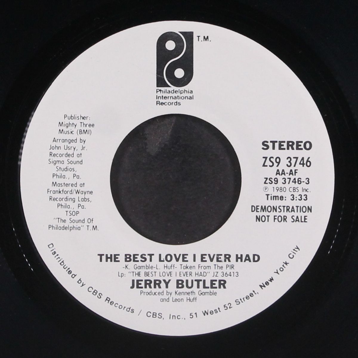the best love i ever had / same by JERRY BUTLER