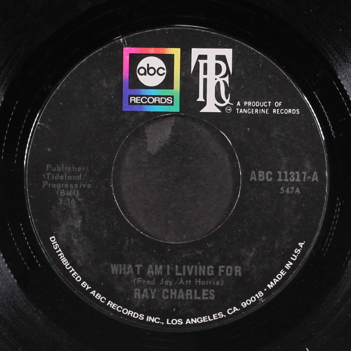 tired of my tears / what am i living for by RAY CHARLES