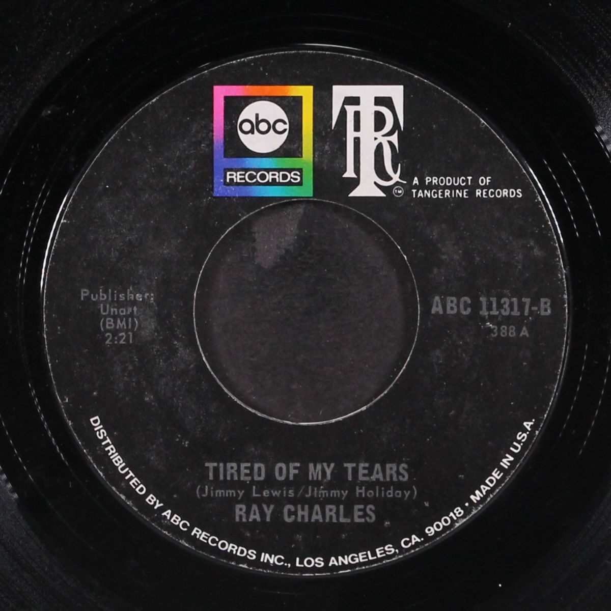 tired of my tears / what am i living for by RAY CHARLES