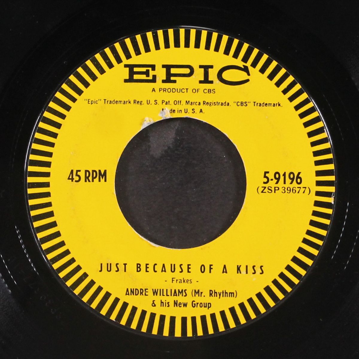 bacon fat / just because of a kiss by ANDRE WILLIAMS
