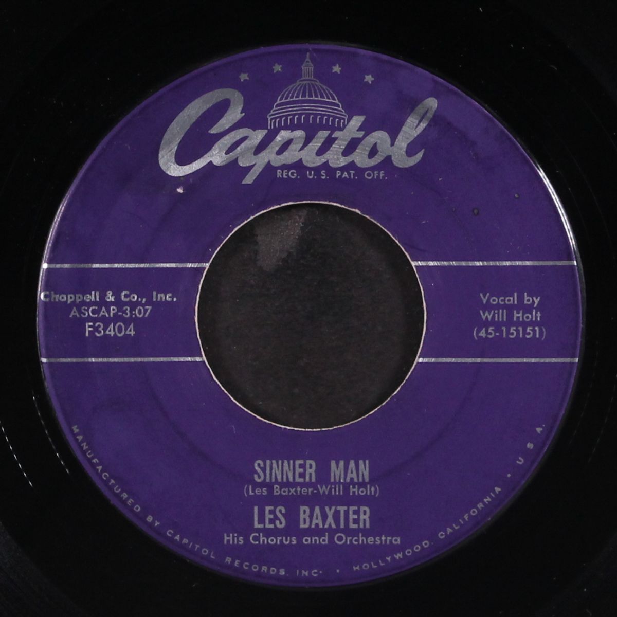 sinner man / tango of the drums by LES BAXTER