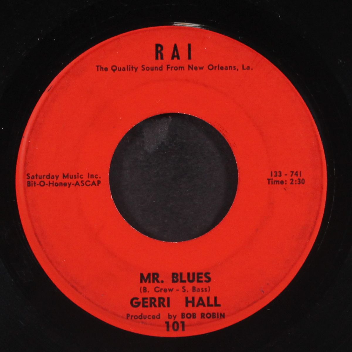 i cried a tear / mr. blues by GERRI HALL