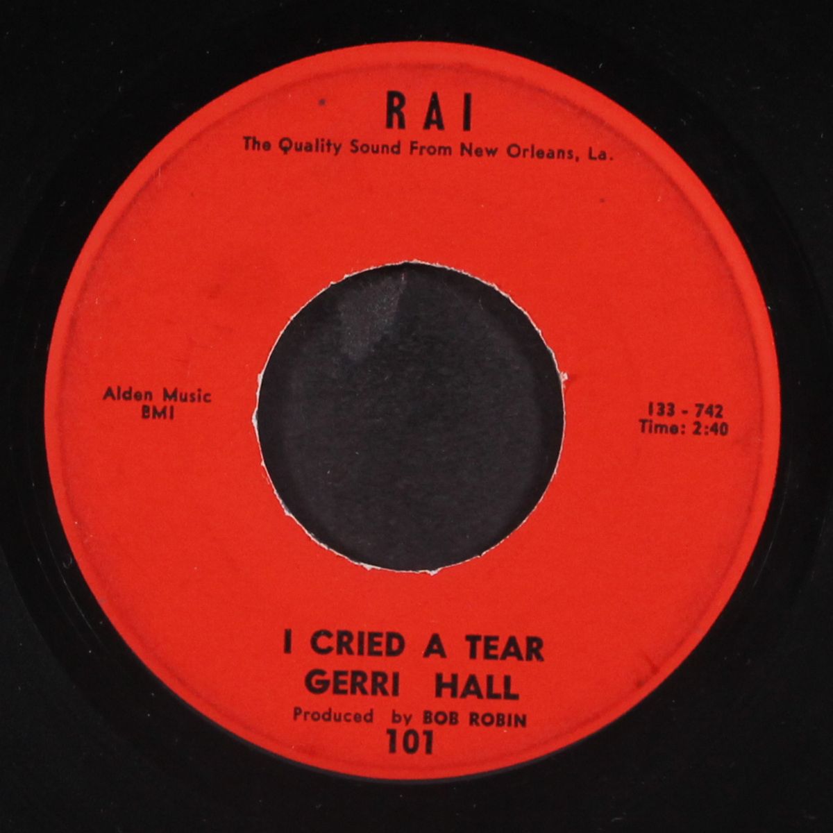 i cried a tear / mr. blues by GERRI HALL