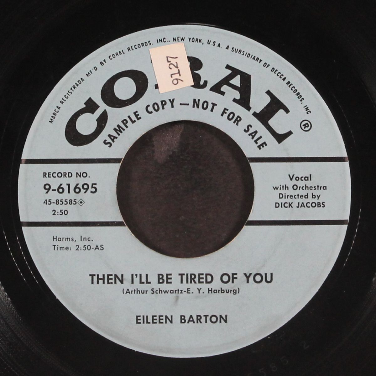 dumayerry / then i'll be tired of you by EILEEN BARTON